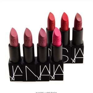 NARS lipstick 0.12 oz Bulgarian rose living doll impulse fast ride dominatrix